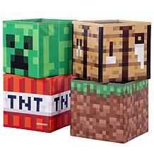 Minecraft: Storage Bench - Wooden Storage w/ Cushioned Reading Shelf