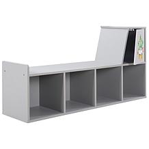 Minecraft: Storage Bench - Wooden Storage w/ Cushioned Reading Shelf