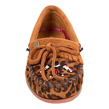 Minnetonka® Thunderbird Animikii Suede Moccasin