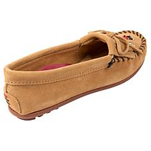 Minnetonka Thunderbird Hand-Beaded Suede Moccasin