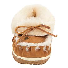 Minnetonka® Ultimate Sheepskin Suede Slipper