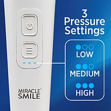 Miracle Smile Deluxe Pro Water Flosser with 10 Flossing Heads