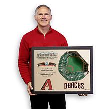 MLB Arizona Diamondbacks StadiumViews 3-D Wall Art - Chase Field