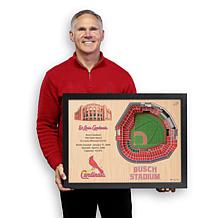 MLB St. Louis Cardinals StadiumViews 3-D Wall Art - Busch Stadium