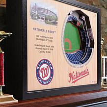 MLB Washington Nationals StadiumViews 3-D Wall Art - Nationals Park 