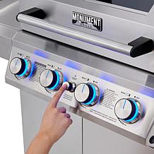 Monument Grills Mesa 400m Mini Stainless Steel Propane Gas Grill