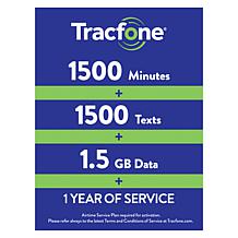 Moto G 64GB Tracfone w/1500 Talk/Text/Data 1 Year Plan w/Accessories