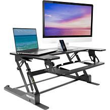 Mount-It! Wide Standing Desk Converter With Gas Spring