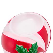 Mr. Christmas Blow Mold Peppermint Swirl Candy Bowl