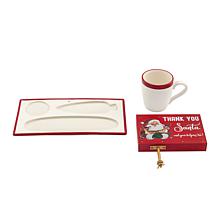 Mr. Christmas Night Before Christmas Milk and Cookies Serving Set