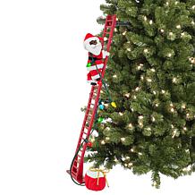 Mr. Christmas Plush Super Climbing Santa - Black