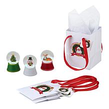 Mr. Christmas Set of 3 Nostalgic LED Snow Globes