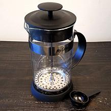 Mr. Coffee Café Oasis 32oz. Quart Glass Body French Press Coffee Maker