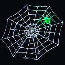 Mr. Halloween 48" White/Green Animated LED Spider Web