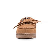 MUK LUKS Men's Paul Printed Berber Suede Moccasin
