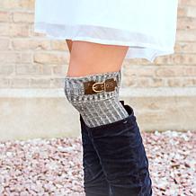 MUK LUKS Women's 3-pack Buckle Cuff Over-the-Knee Socks