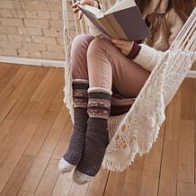 MUK LUKS Women's Heat Retainer Thermal Socks