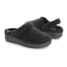 MUK LUKS Women's Quianna Lara - Dark Grey Curly Shearling