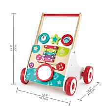 My First Musical Walker Wooden Push and Pull Learning Toy