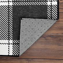 My Magic Carpet Buffalo Plaid Washable Area Rug 5'x7'