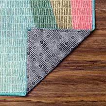 My Magic Carpet Cove Green Washable Area Rug 5'x7'