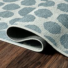 My Magic Carpet Genevieve Gorder Puff Dotty 2.5'x7' Rug -Honey Beige