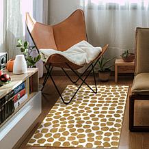 My Magic Carpet Genevieve Gorder Puff Dotty 3'x5' Rug - Honey Beige