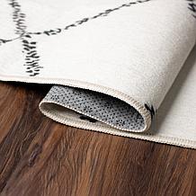 My Magic Carpet Medina Moroccan Diamond Washable Area Rug 5'x7'