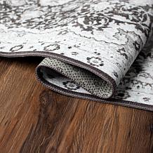 My Magic Carpet Parviz Grey Washable Area Rug 5'x7'