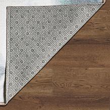 My Magic Carpet Sasha Floral Cream Blue Washable Runner Rug 2.5'x10'