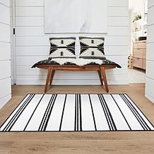 My Magic Carpet Stripe Washable Area Rug 3'x5'