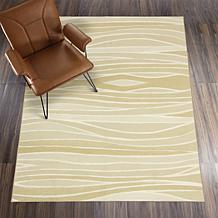 My Magic Carpet Waves Washable Area Rug 5'x7'