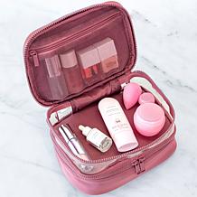 MyTagAlongs Cosmetic Train Case with Clear Window