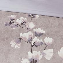 N Natori Sakura Blossom 3-piece Cotton Sateen King Comforter Set