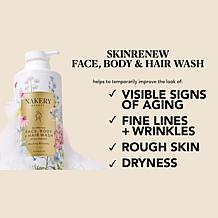 Nakery Beauty 1 Liter Fresh Nectar SkinRenew Body, Face + Hair Wash