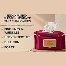Nakery Beauty 3-pack SkinInfusion Plump + Hydrate Cleansing Wipes