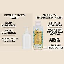Nakery Beauty Enchanted Lilac SkinRenew Body, Face, and Hair Wash