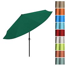 Nature Spring 10' Patio Umbrella with Auto Tilt & Easy Crank - Green