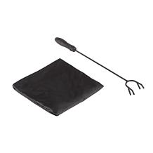 Nature Spring 32" Round Outdoor Bear Fire Pit - Tan