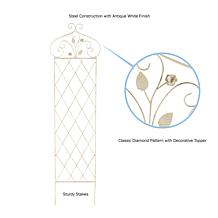 Nature Spring 63" Garden Trellis For Climbing Plants
