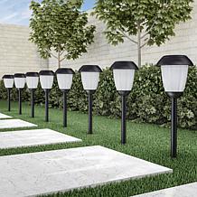 Nature Spring 8-Piece Solar Outdoor Lights Set
