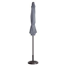 Nature Spring 9' Patio Auto Tilt Umbrella - Gray