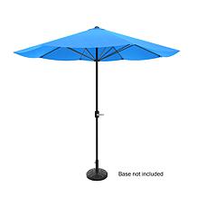 Nature Spring 9' Patio Umbrella with Easy Crank - Lake Blue