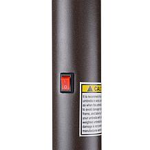 Nature Spring 9' Patio Umbrella with LED Lights - Red