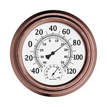 Nature Spring Indoor/Outdoor Wall Thermometer and Humidity Gauge
