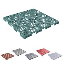 Nature Spring Interlocking Diamond Pattern Patio and Deck Tiles