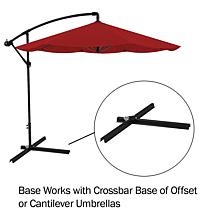 Nature Spring Offset Patio Umbrella Crossbar Base