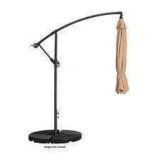 Nature Spring Offset Swivel Patio Umbrella - Beige