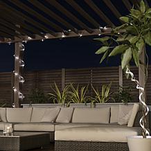 Nature Spring Outdoor 100 LED Solar Rope Light with 8 Modes