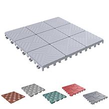 Nature Spring Patio and Deck Tiles - Gray